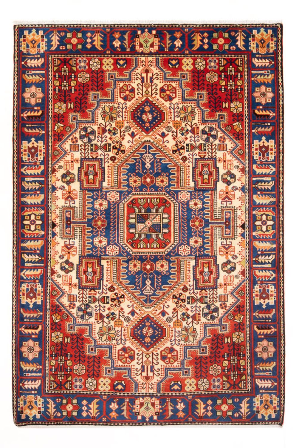 Persisk tæppe - Nomadisk - 197 x 145 cm - blå