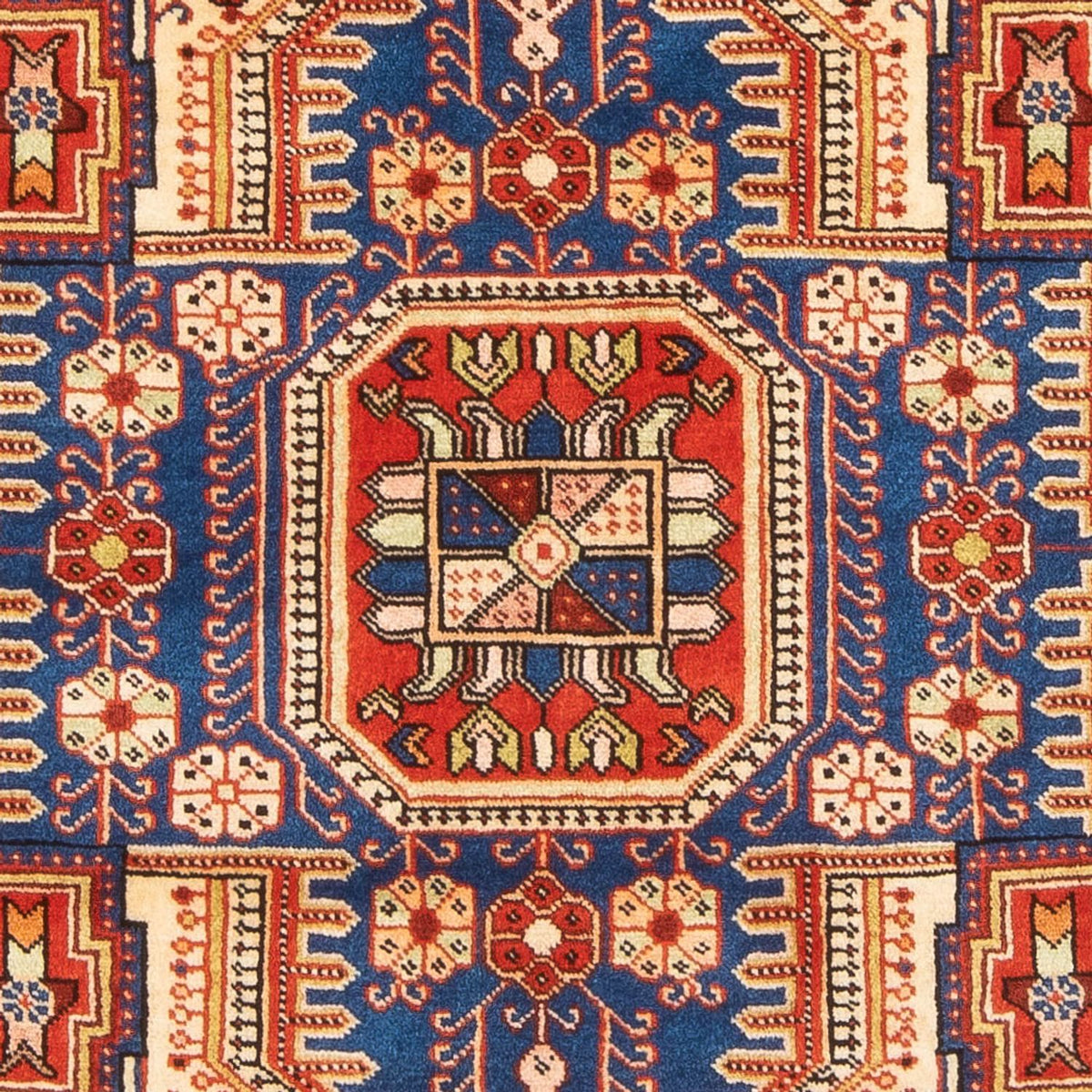 Persisk tæppe - Nomadisk - 197 x 145 cm - blå