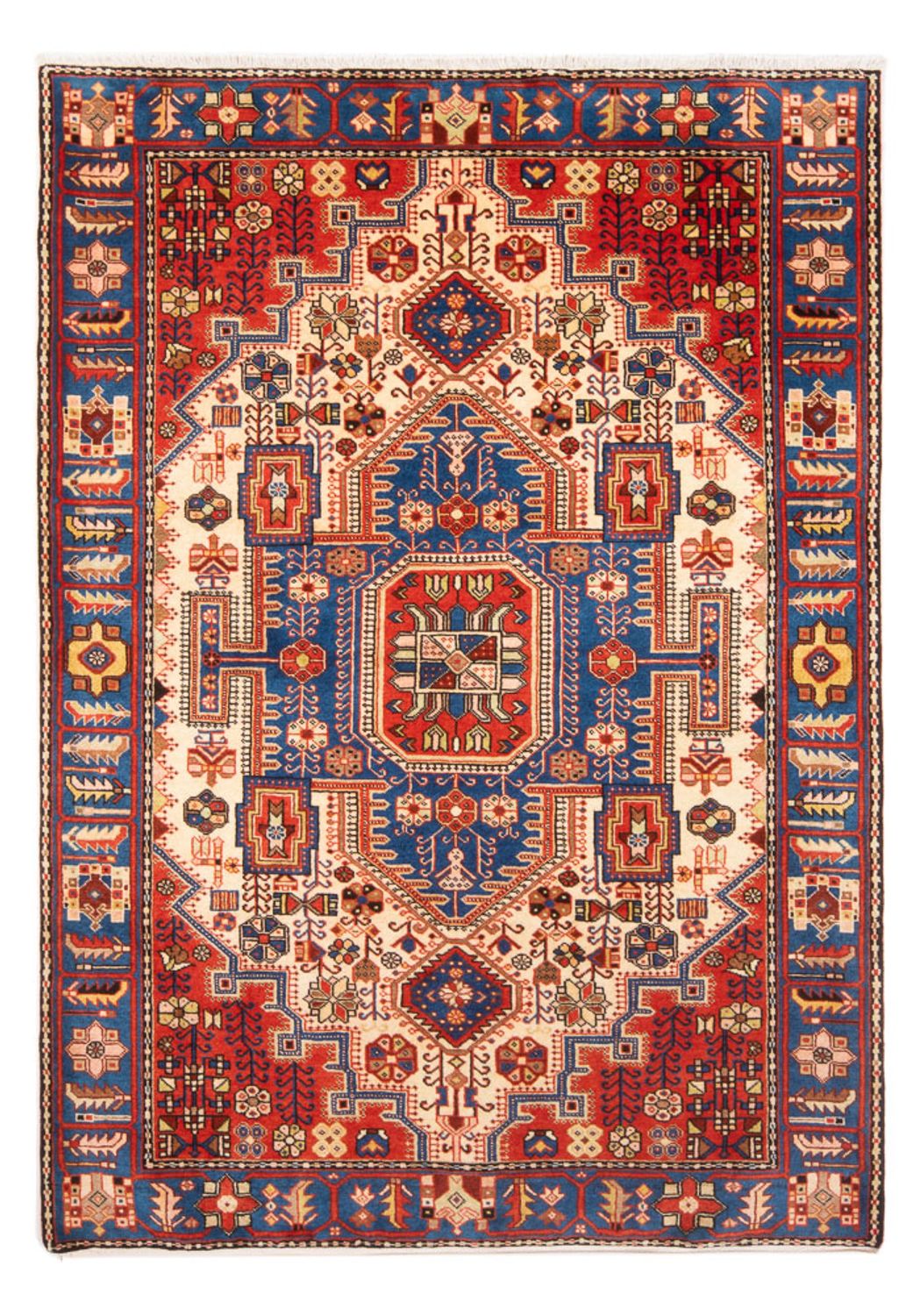 Persisk tæppe - Nomadisk - 200 x 143 cm - blå