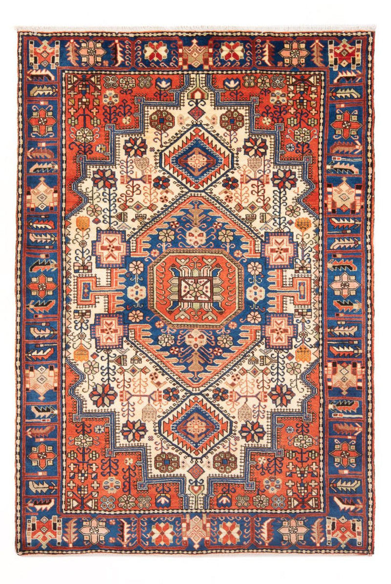 Persisk tæppe - Nomadisk - 200 x 145 cm - blå