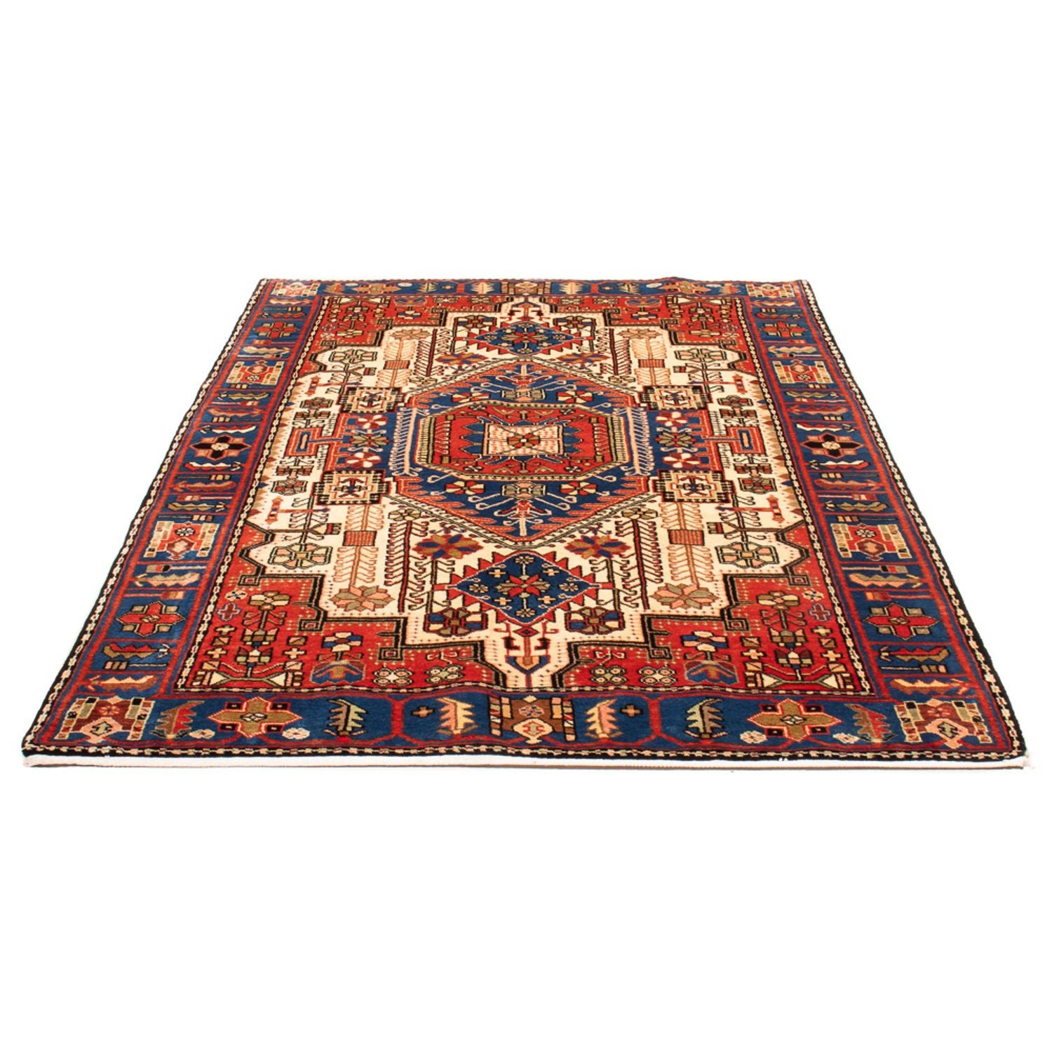 Persisk tæppe - Nomadisk - 200 x 136 cm - blå