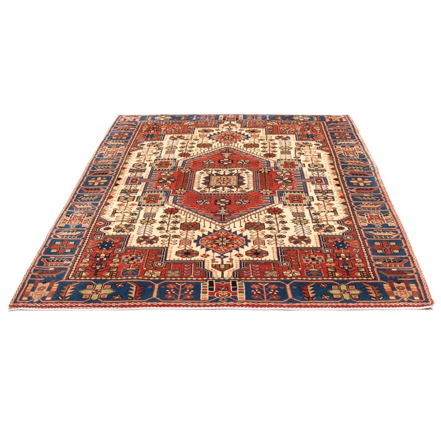 Persisk tæppe - Nomadisk - 203 x 140 cm - rød