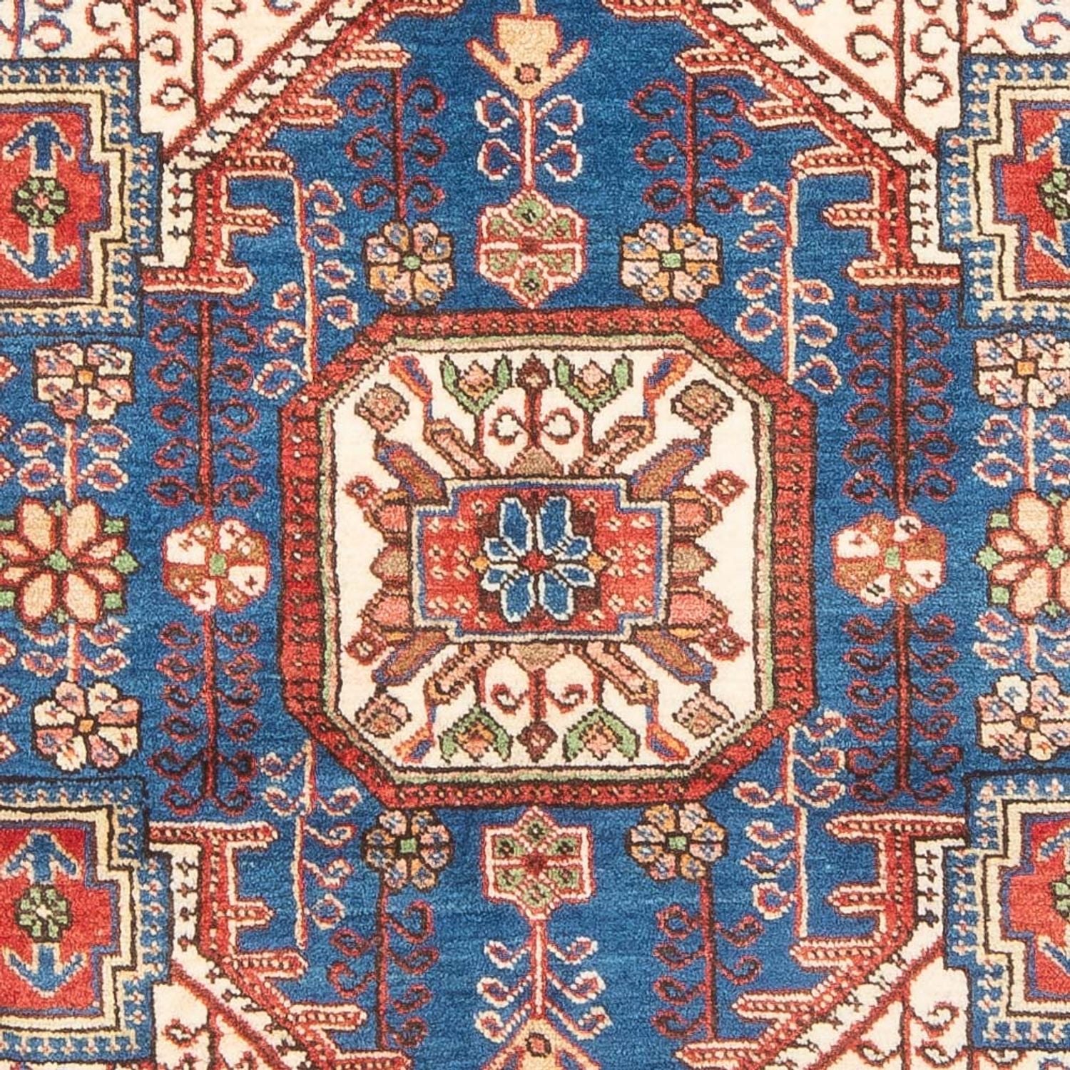 Persisk tæppe - Nomadisk - 213 x 142 cm - blå