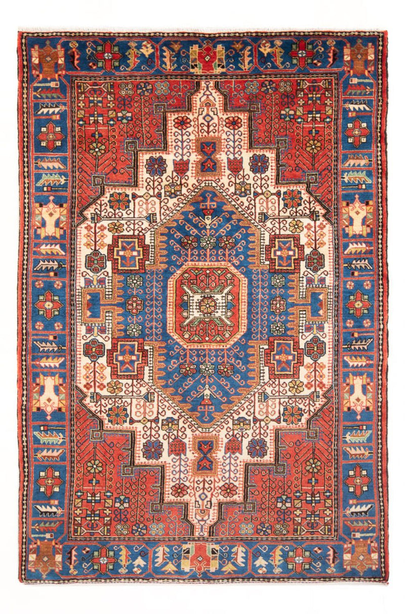 Persisk tæppe - Nomadisk - 205 x 138 cm - blå