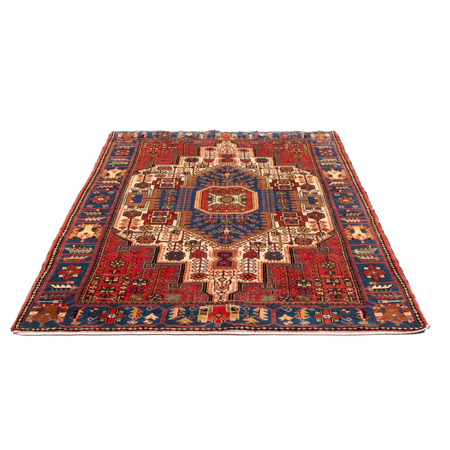 Persisk tæppe - Nomadisk - 205 x 138 cm - blå
