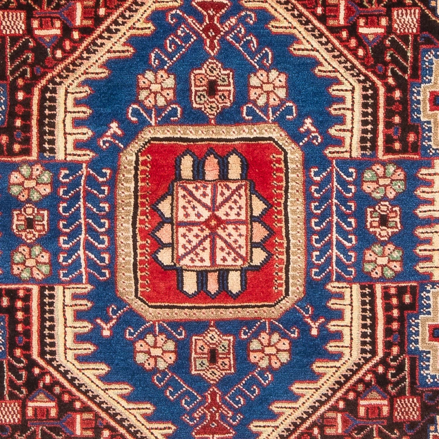 Persisk tæppe - Nomadisk - 195 x 140 cm - blå
