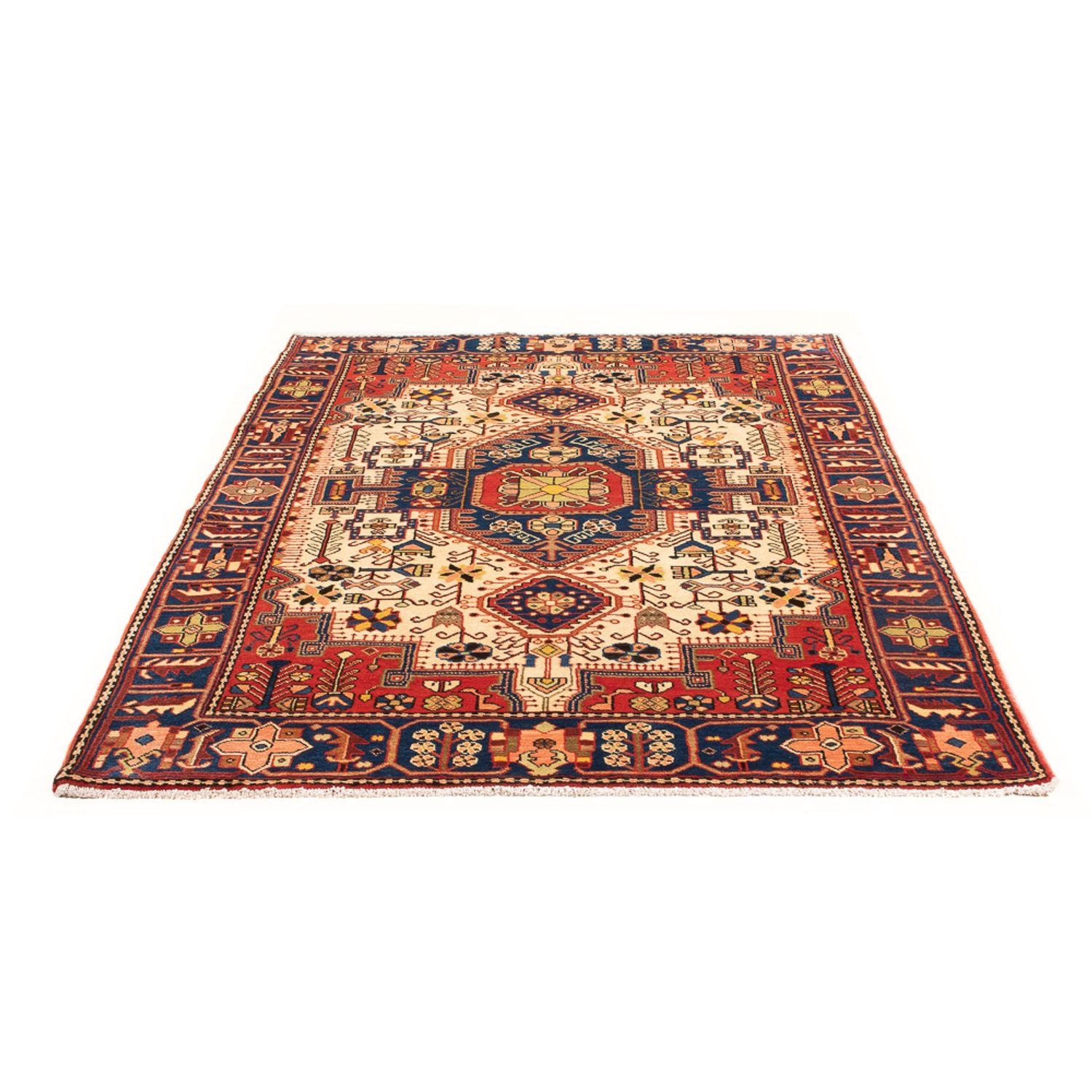 Persisk tæppe - Nomadisk - 203 x 140 cm - blå