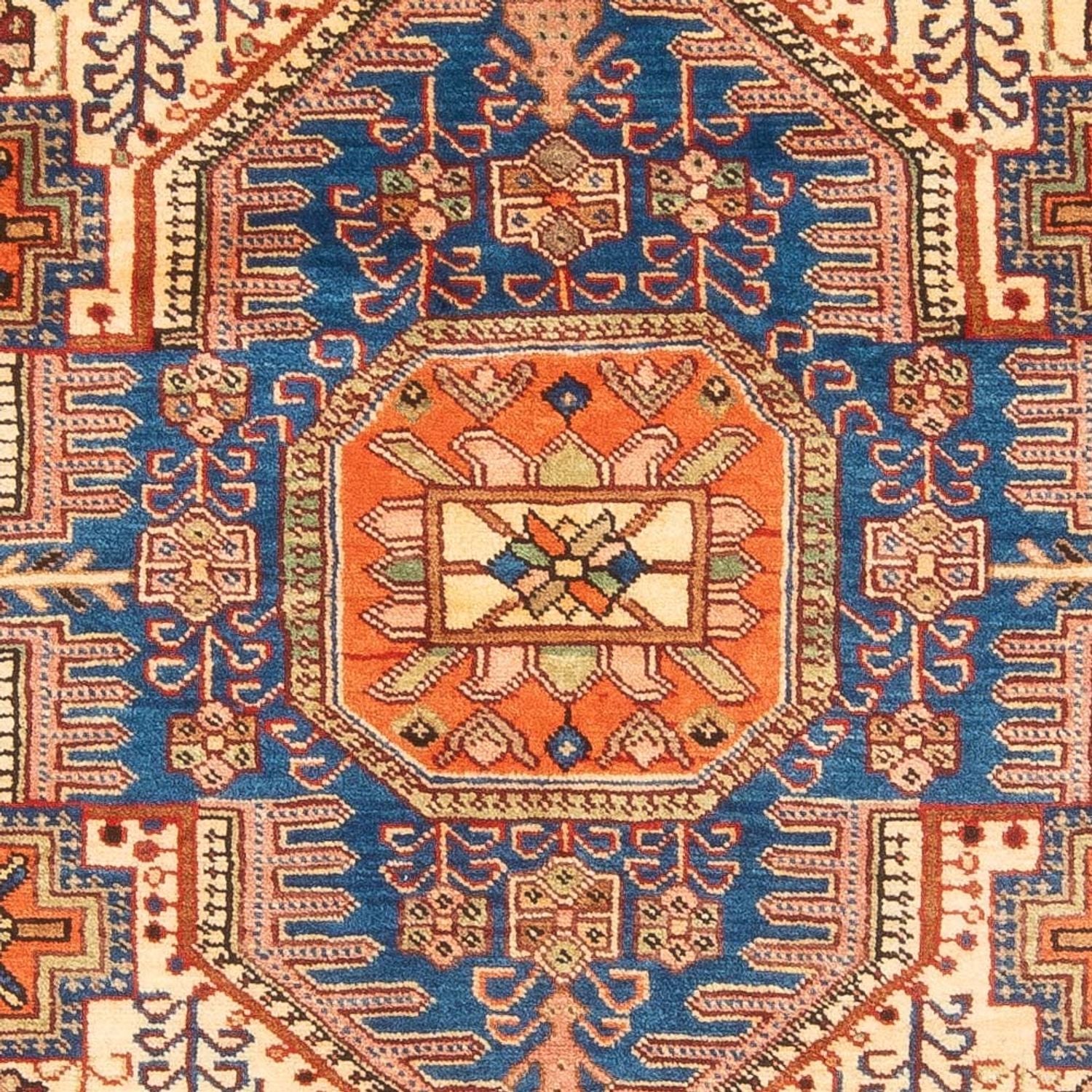 Persisk tæppe - Nomadisk - 205 x 140 cm - blå