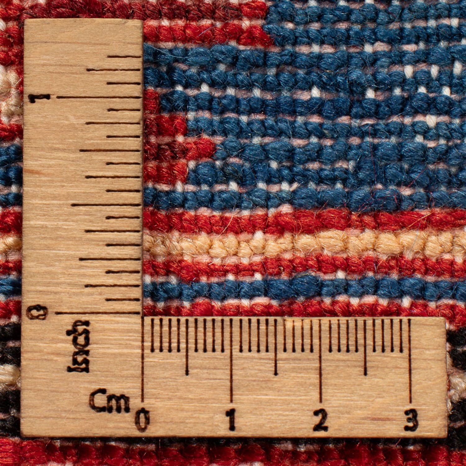 Persisk tæppe - Nomadisk - 205 x 140 cm - blå