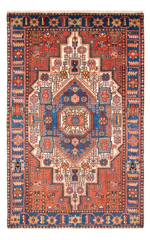 Persisk tæppe - Nomadisk - 212 x 138 cm - blå