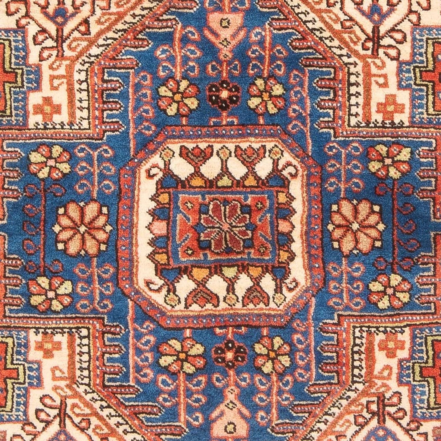 Persisk tæppe - Nomadisk - 213 x 140 cm - blå