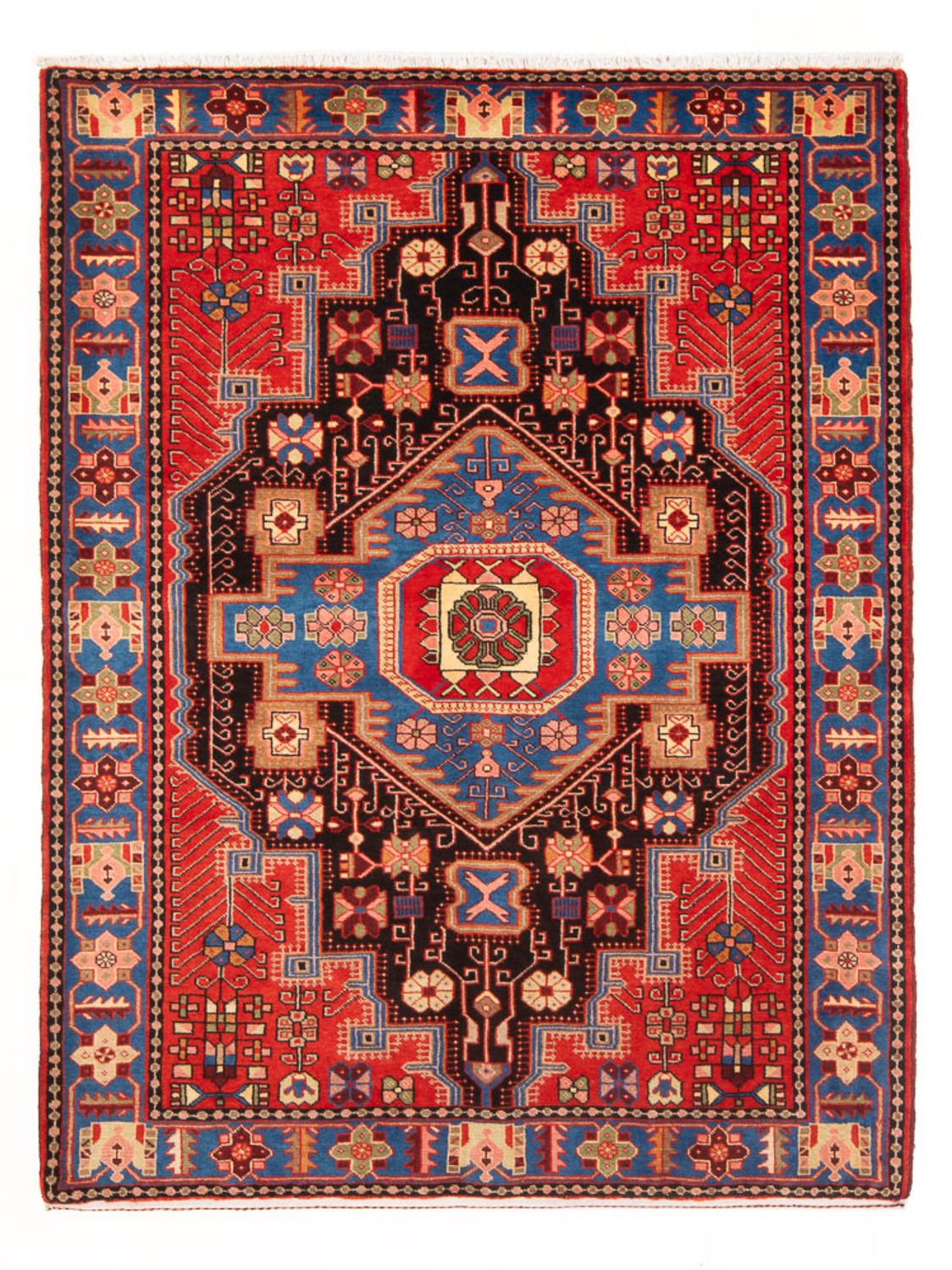 Persisk tæppe - Nomadisk - 202 x 143 cm - blå
