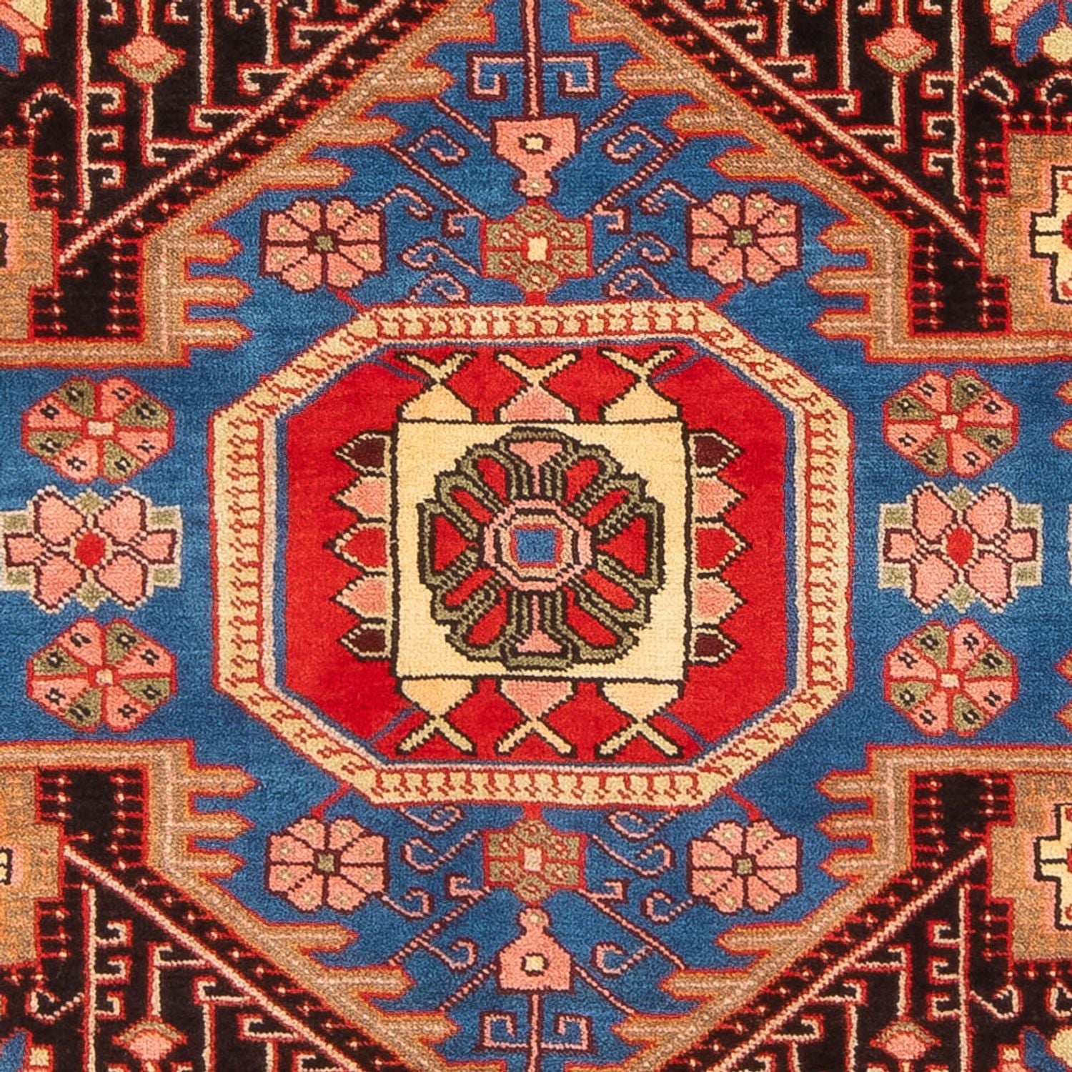 Persisk tæppe - Nomadisk - 202 x 143 cm - blå