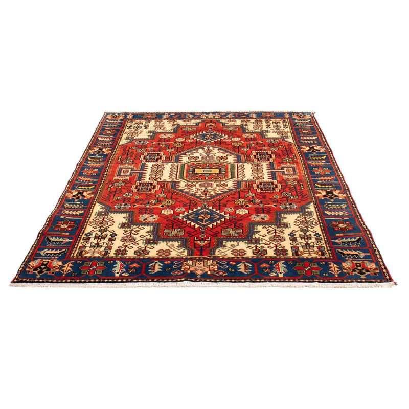 Persisk tæppe - Nomadisk - 198 x 140 cm - lys beige