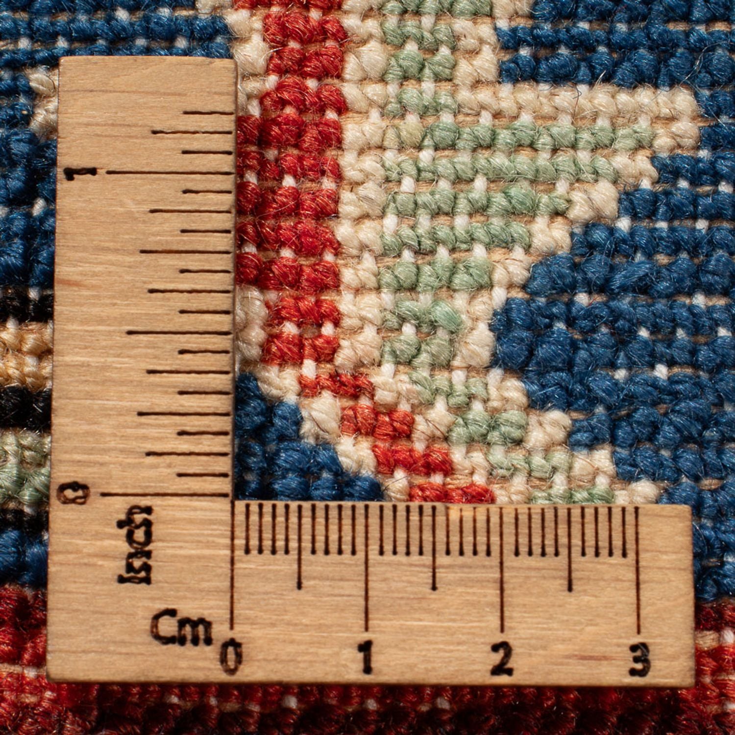 Persisk tæppe - Nomadisk - 198 x 140 cm - lys beige