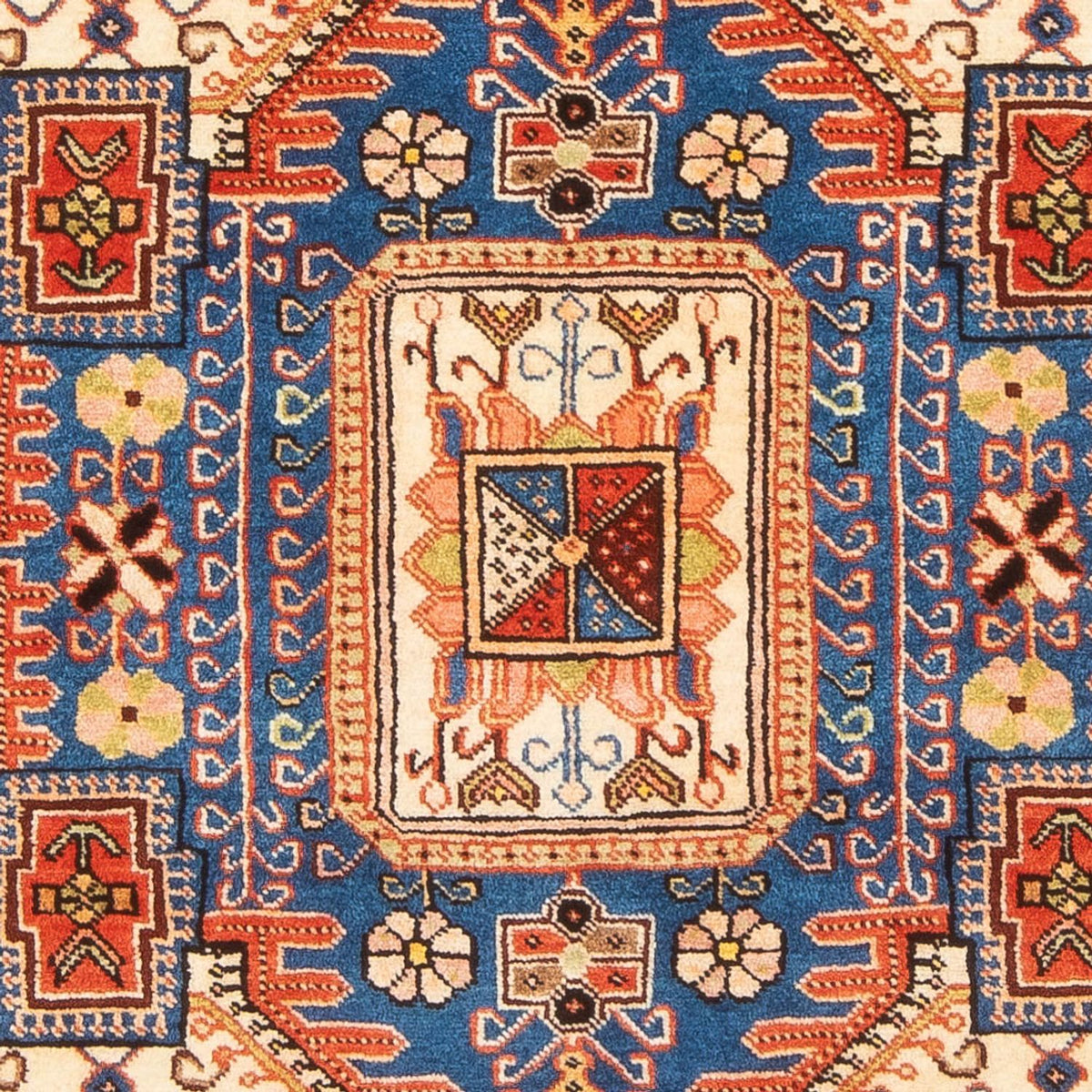 Persisk tæppe - Nomadisk - 203 x 142 cm - blå