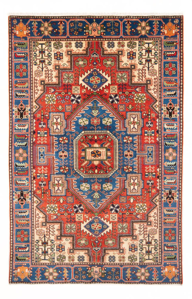 Persisk tæppe - Nomadisk - 203 x 132 cm - blå