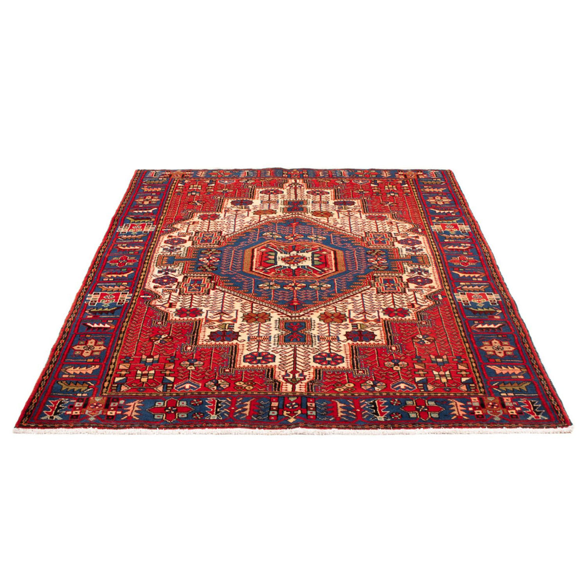 Persisk tæppe - Nomadisk - 195 x 135 cm - blå