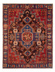 Persisk tæppe - Nomadisk - 187 x 136 cm - bordeaux rød