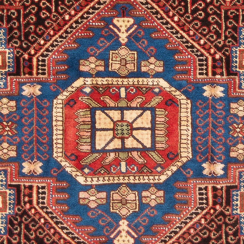 Persisk tæppe - Nomadisk - 206 x 146 cm - bordeaux rød