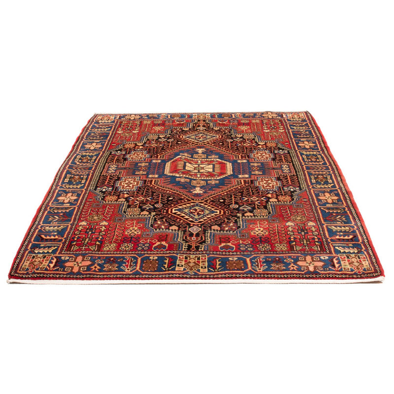 Persisk tæppe - Nomadisk - 206 x 146 cm - bordeaux rød