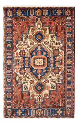 Persisk tæppe - Nomadisk - 200 x 150 cm - lys beige