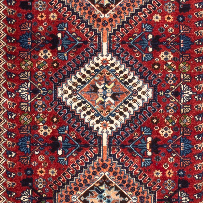 Løber Persisk tæppe - Nomadisk - 218 x 76 cm - mørkerød