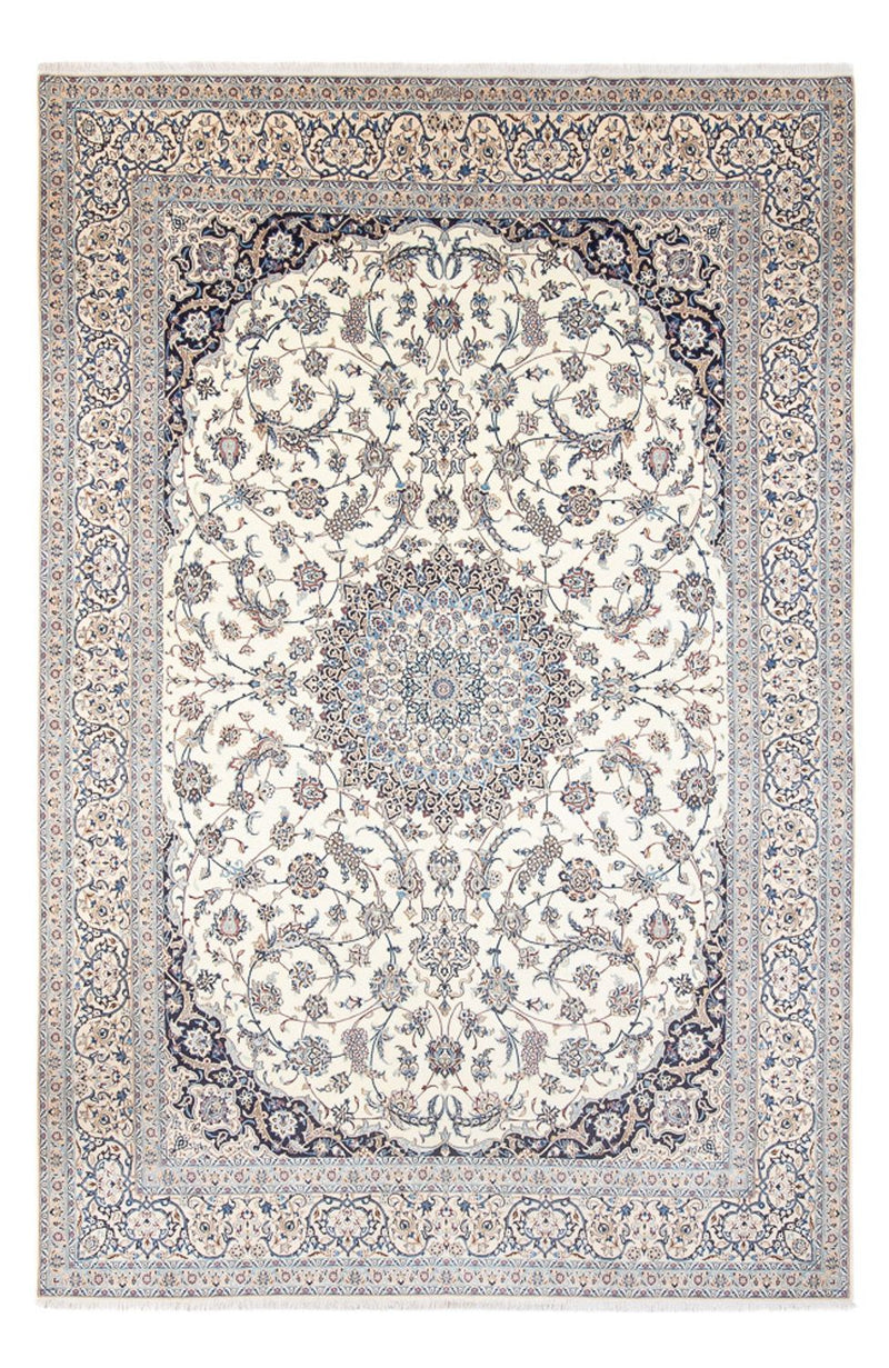 Persisk tæppe - Nain - 370 x 264 cm - creme