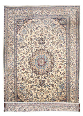 Persisk tæppe - Nain - 460 x 305 cm - lys beige