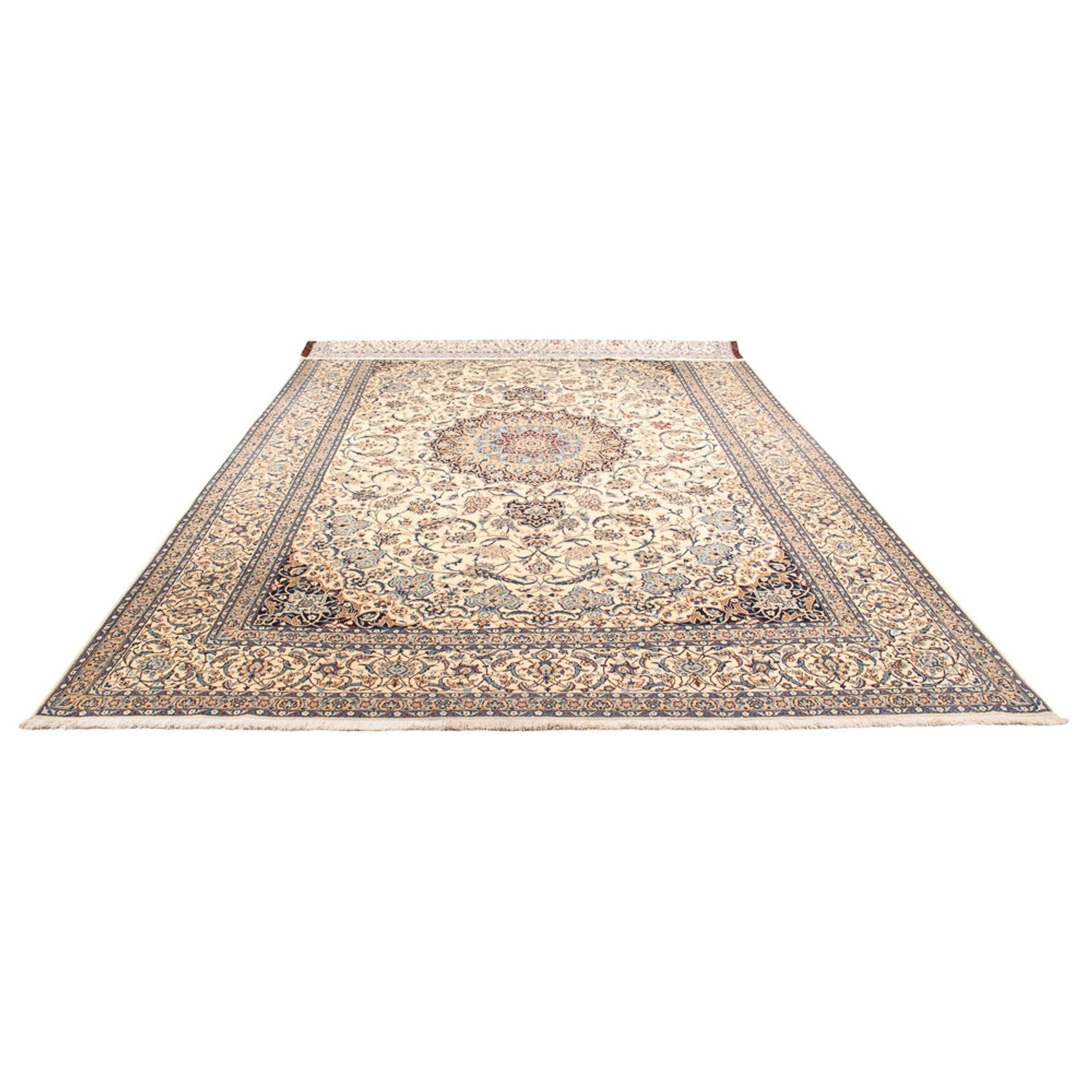 Persisk tæppe - Nain - 460 x 305 cm - lys beige