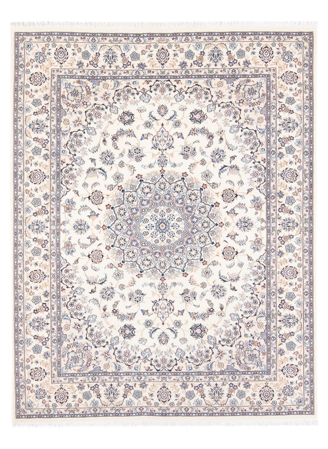 Persisk tæppe - Nain - Premium - 207 x 150 cm - creme