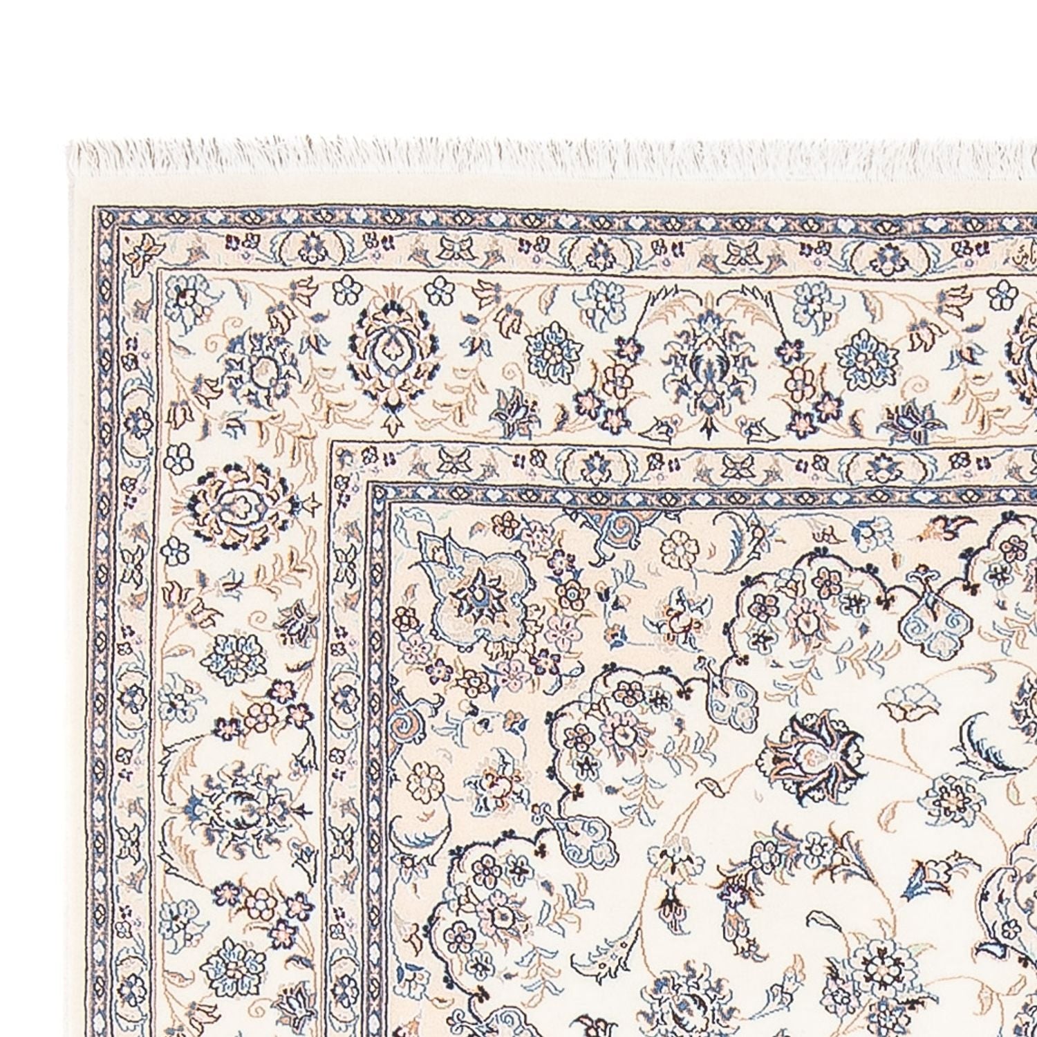 Persisk tæppe - Nain - Premium - 207 x 150 cm - creme