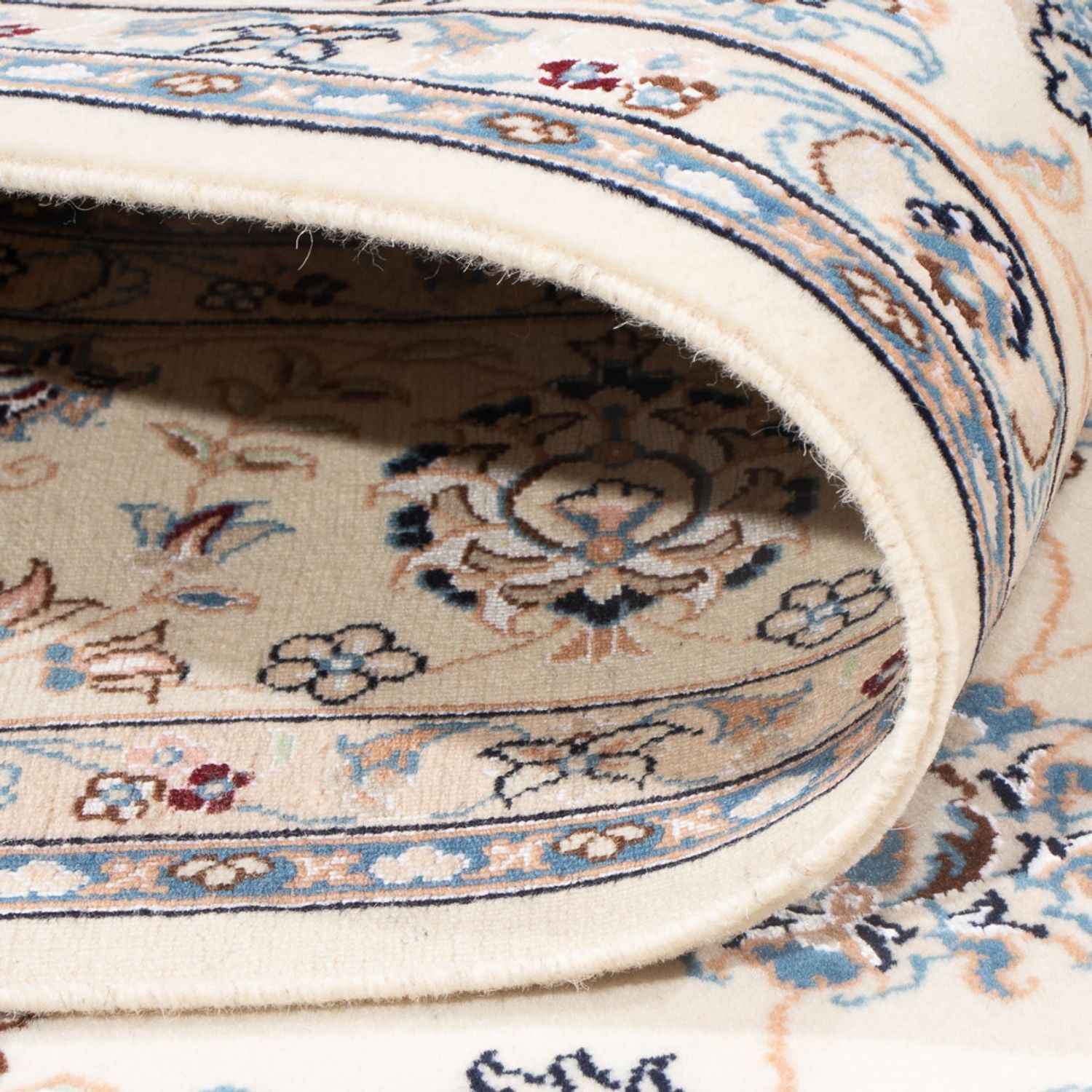 Persisk tæppe - Nain - Premium - 207 x 150 cm - creme