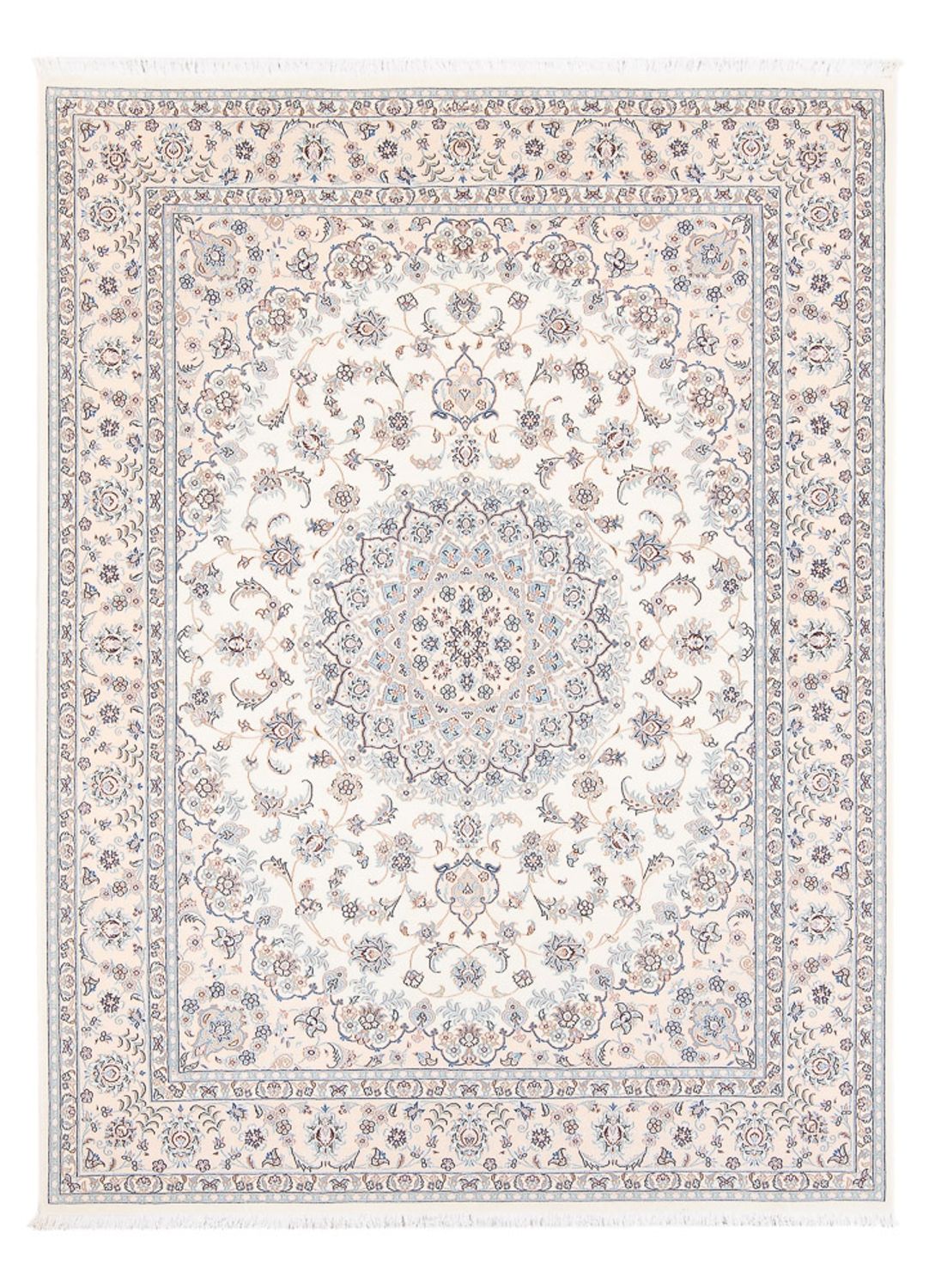 Persisk tæppe - Nain - Premium - 208 x 150 cm - creme
