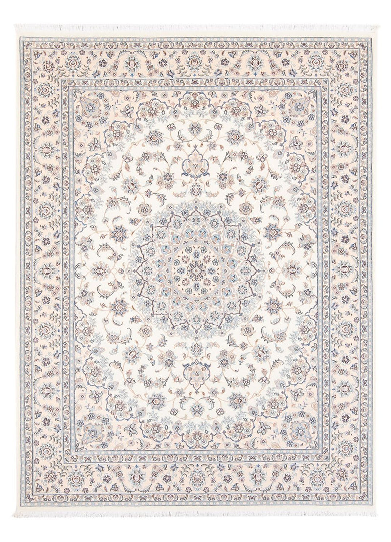 Persisk tæppe - Nain - Premium - 208 x 150 cm - creme