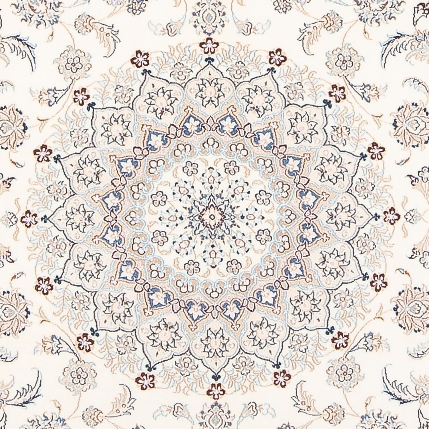 Persisk tæppe - Nain - Premium - 200 x 150 cm - creme