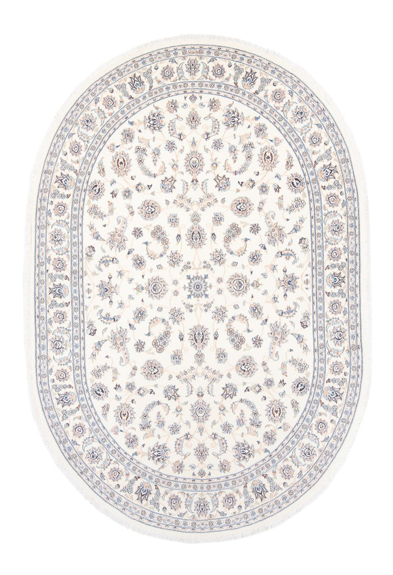 Persisk tæppe - Nain - Premium - 240 x 165 cm - creme