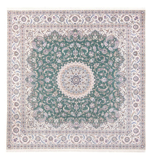 Persisk tæppe - Nain - Premium - 260 x 255 cm - grøn