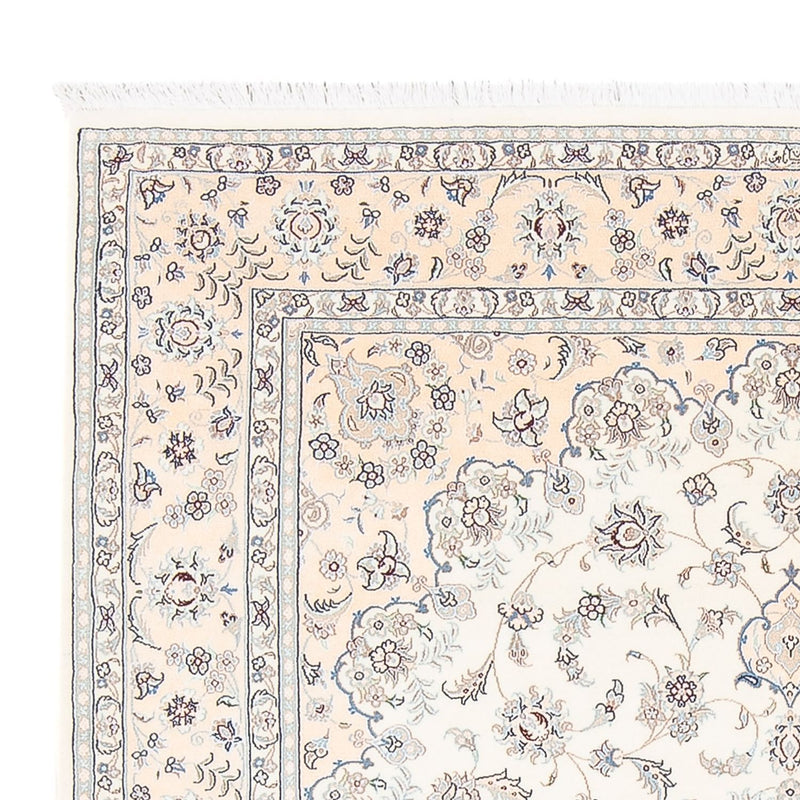 Persisk tæppe - Nain - Premium - 206 x 155 cm - creme
