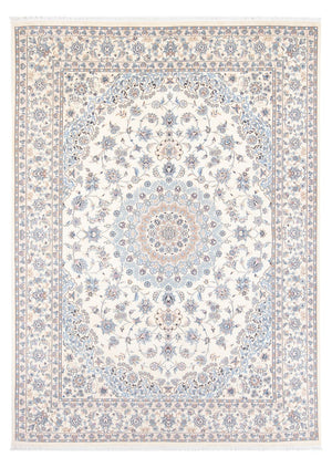 Persisk tæppe - Nain - Premium - 236 x 169 cm - lyseblå