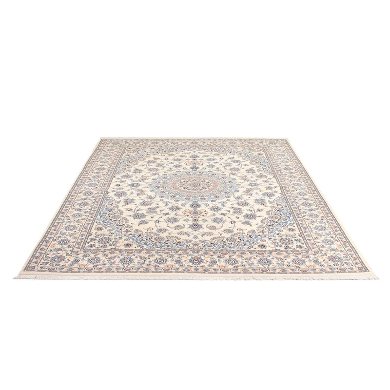 Persisk tæppe - Nain - Premium - 236 x 169 cm - lyseblå