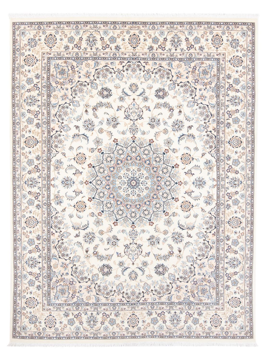 Persisk tæppe - Nain - Premium - 206 x 150 cm - creme