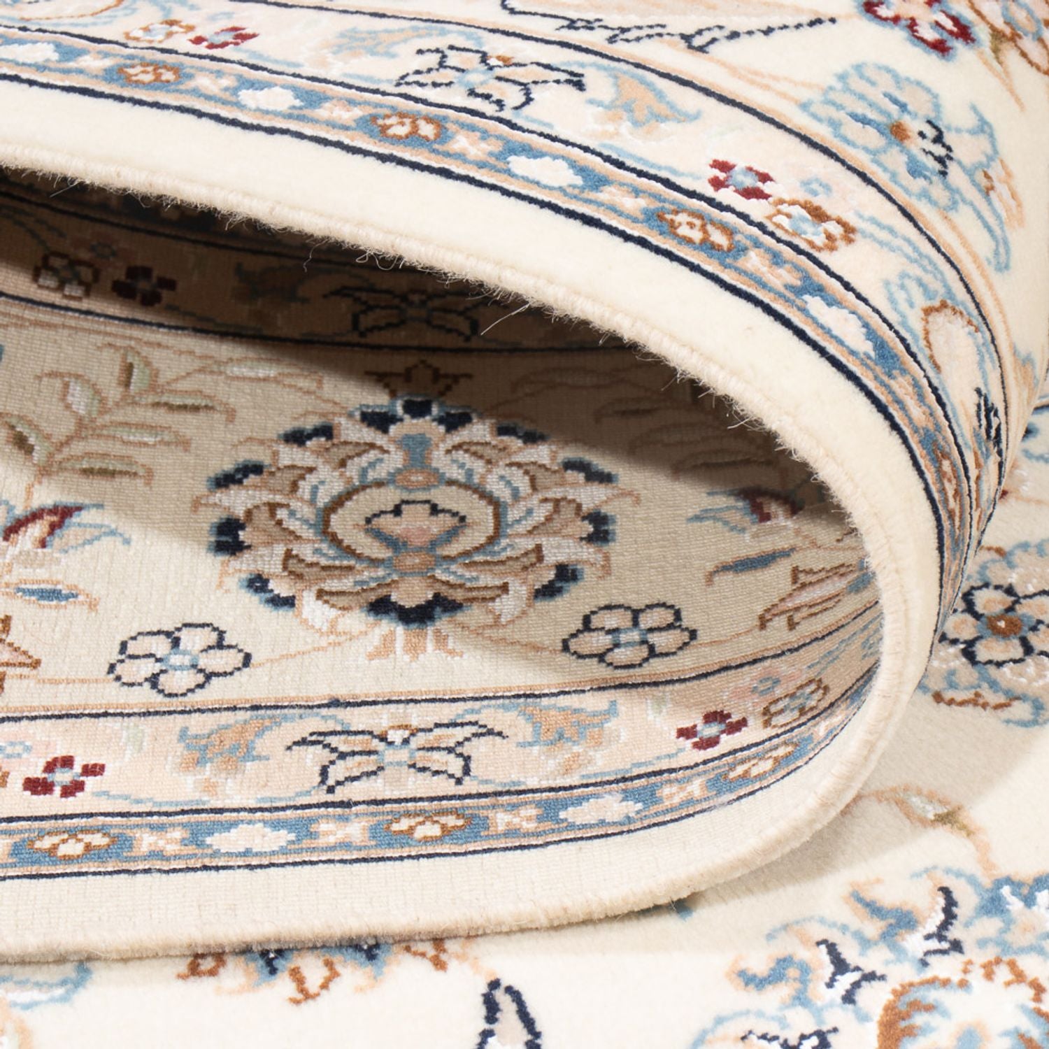 Persisk tæppe - Nain - Premium - 206 x 150 cm - creme