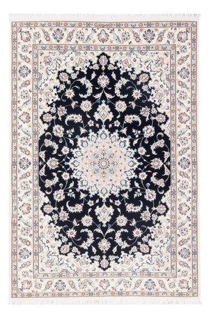 Persisk tæppe - Nain - Premium - 164 x 108 cm - mørkeblå