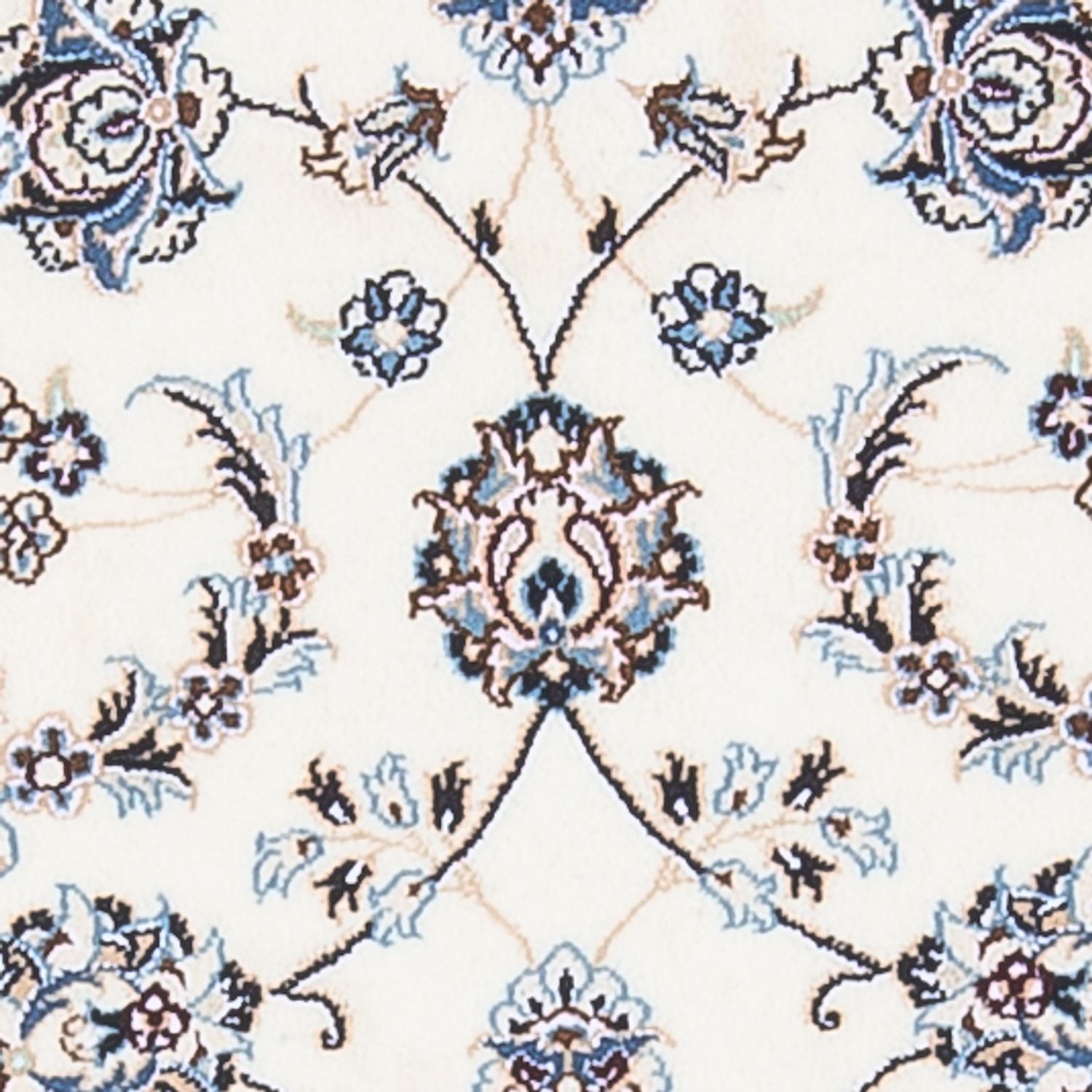 Persisk tæppe - Nain - Premium - 101 x 71 cm - creme
