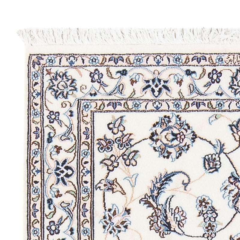 Persisk tæppe - Nain - Premium - 101 x 71 cm - creme