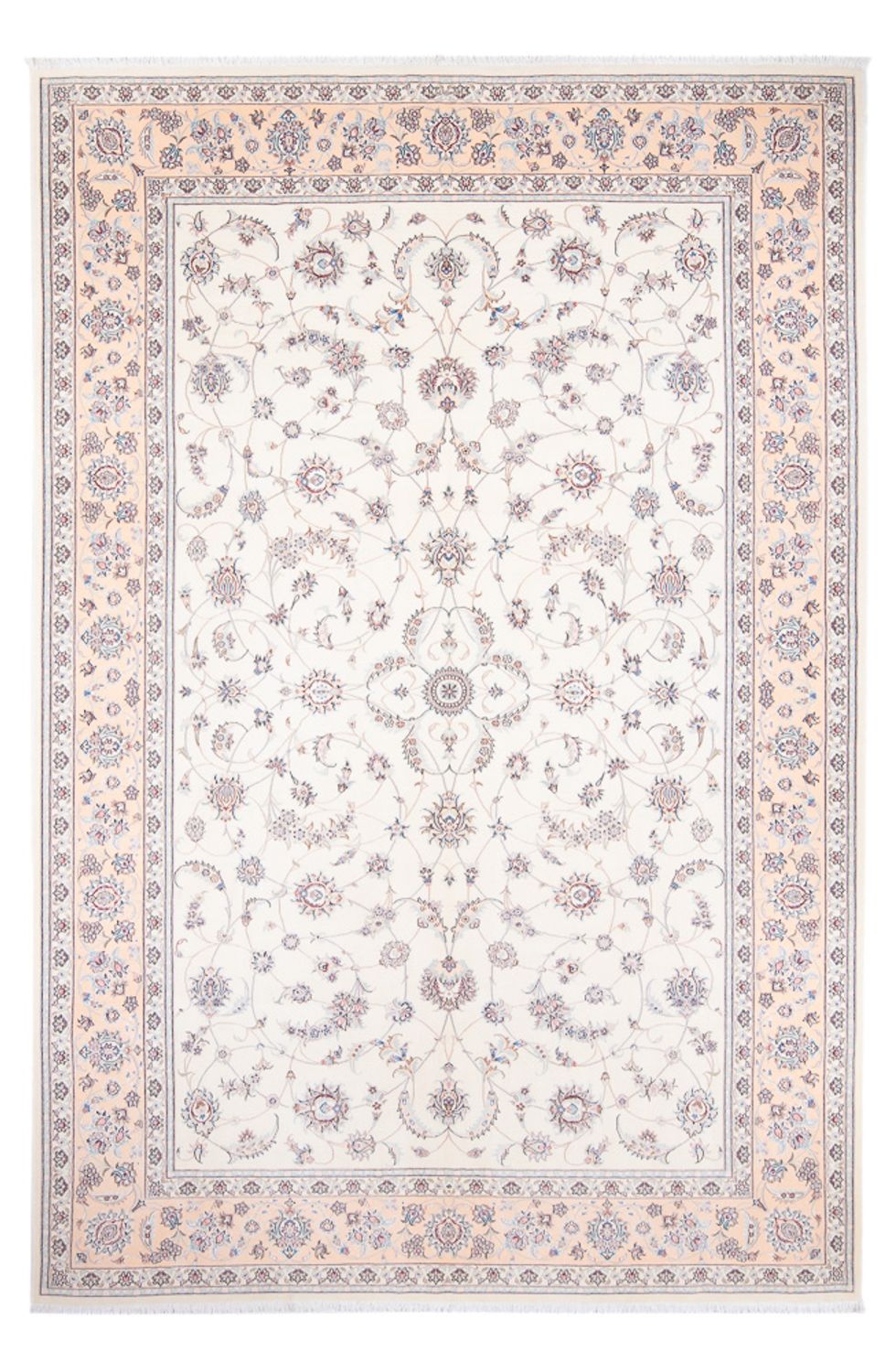 Persisk tæppe - Nain - Premium - 314 x 201 cm - creme
