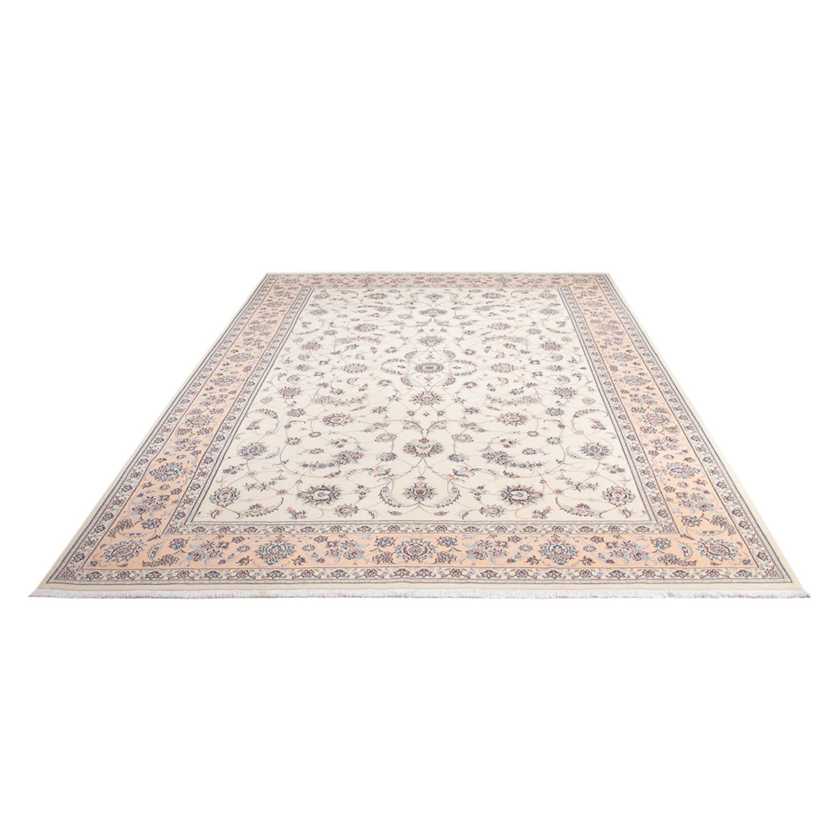 Persisk tæppe - Nain - Premium - 314 x 201 cm - creme