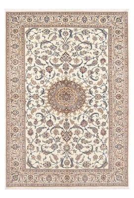 Persisk tæppe - Nain - Premium - 203 x 127 cm - lys beige