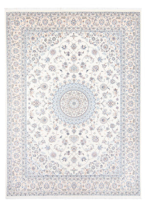 Persisk tæppe - Nain - Premium - 238 x 170 cm - lyseblå